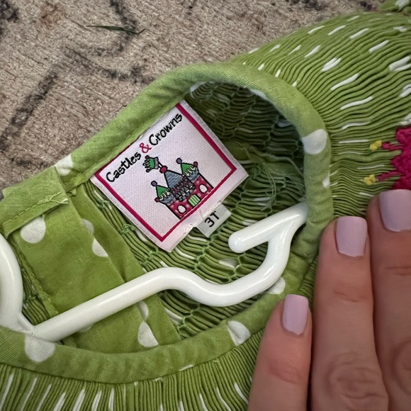 Smocked 3T Dress Perfect For Spring - Picture 3 of 3